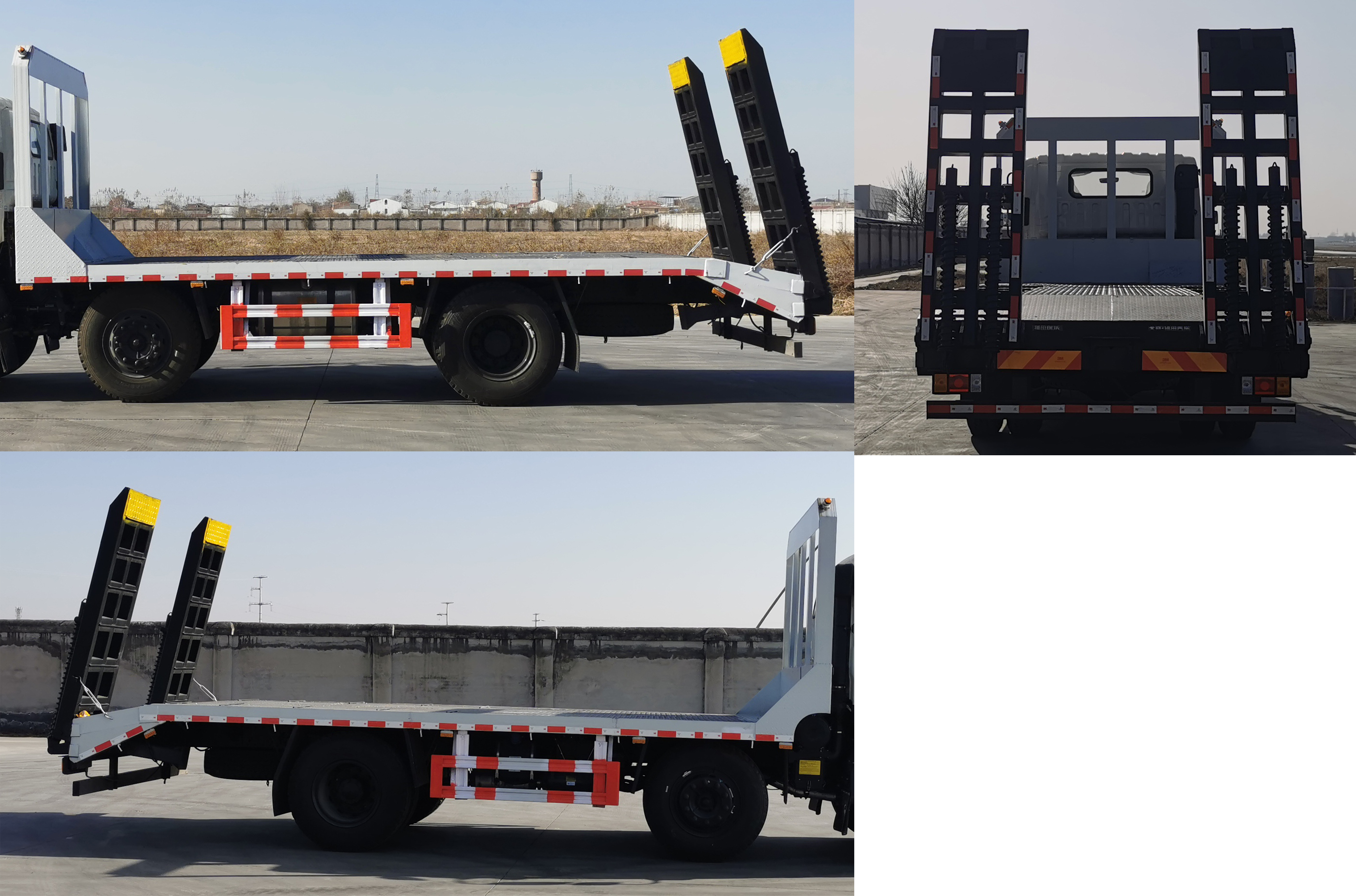 福田牌BJ5244TPBNPFB-01平板運輸車公告圖片