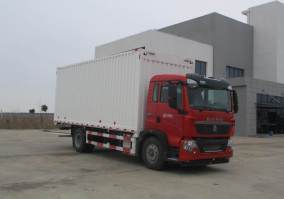 豪沃牌ZZ5187XYKK711GF1翼开启厢式车