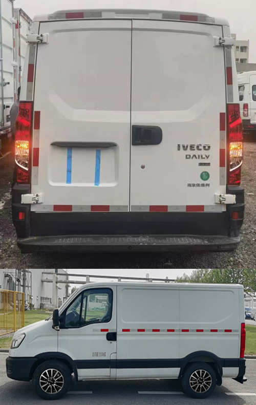 依維柯牌NJ5046XXYQE1廂式運(yùn)輸車公告圖片