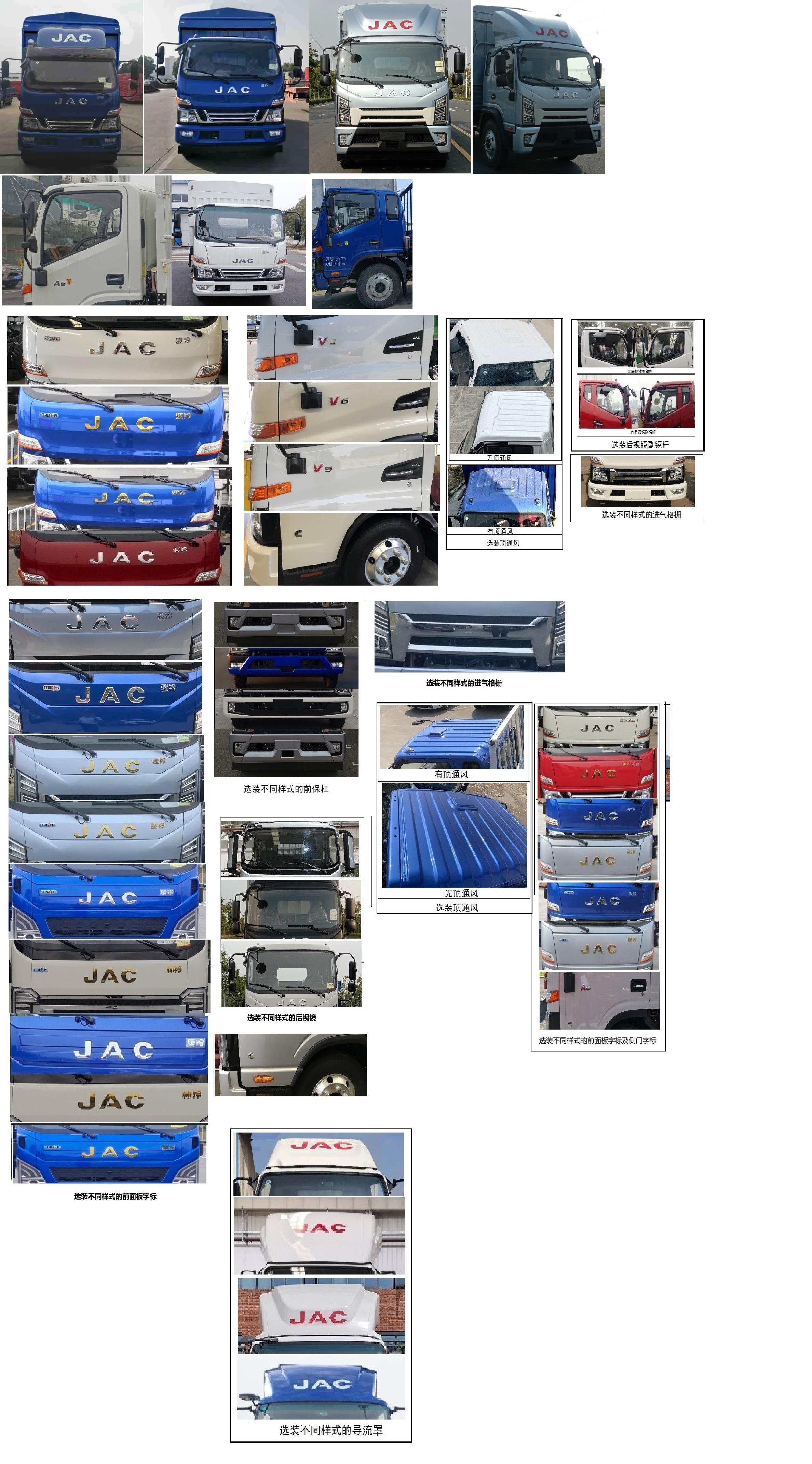 江淮牌HFC5140CCYP30K1D7S倉柵式運輸車公告圖片