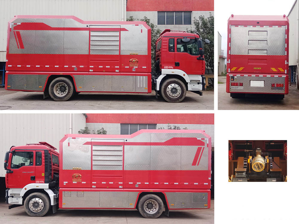 龍吸水牌FLG5150TPS72Z大流量排水搶險車公告圖片