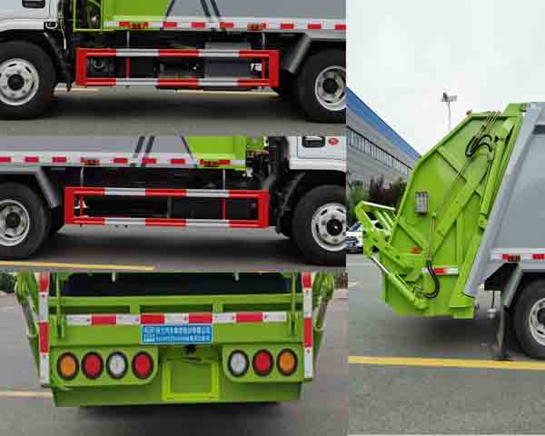 壓縮式垃圾車圖片