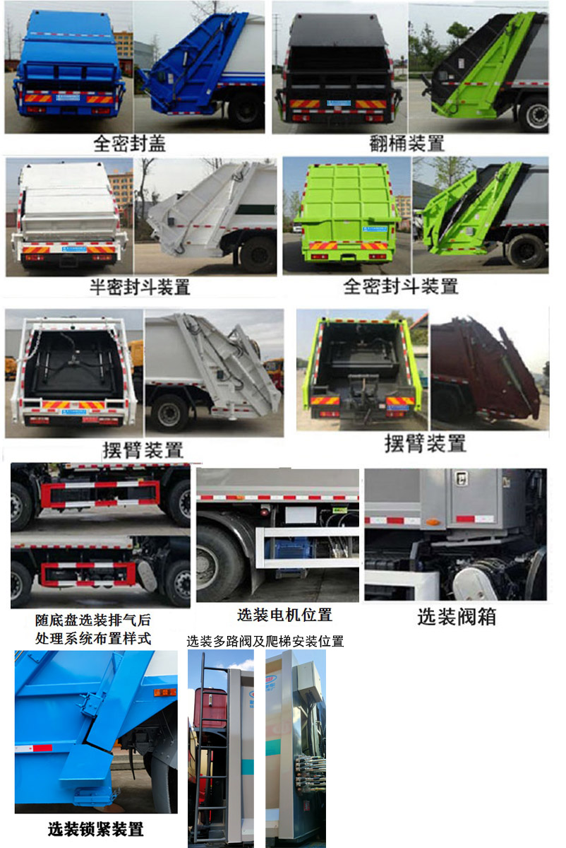 程力牌CL5251ZYS6HQ壓縮式垃圾車公告圖片