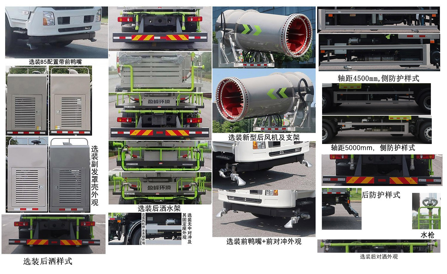 中聯(lián)牌ZBH5181TDYDHE6多功能抑塵車公告圖片