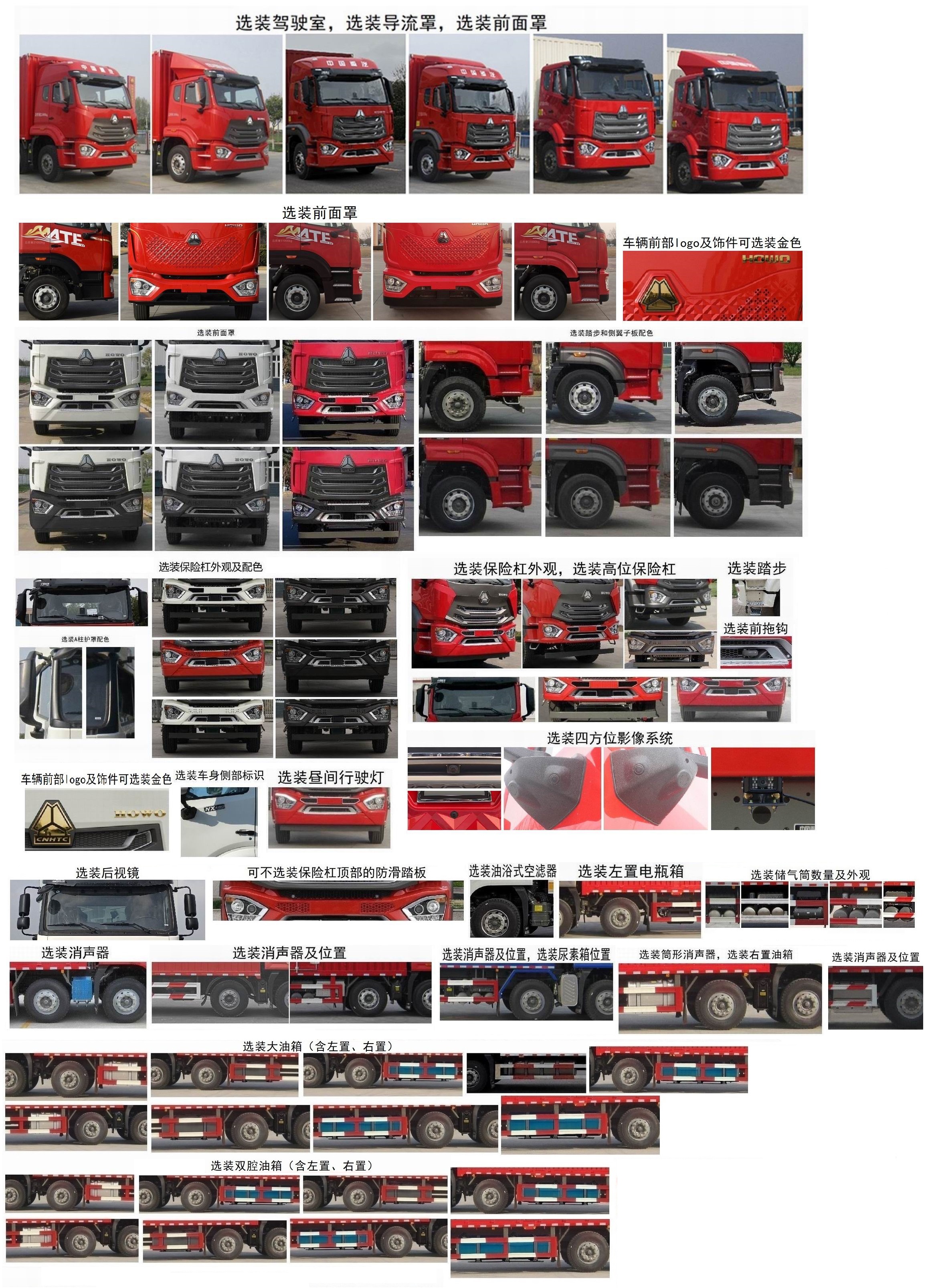 豪沃牌ZZ5317XXYV466JF1廂式運(yùn)輸車(chē)公告圖片