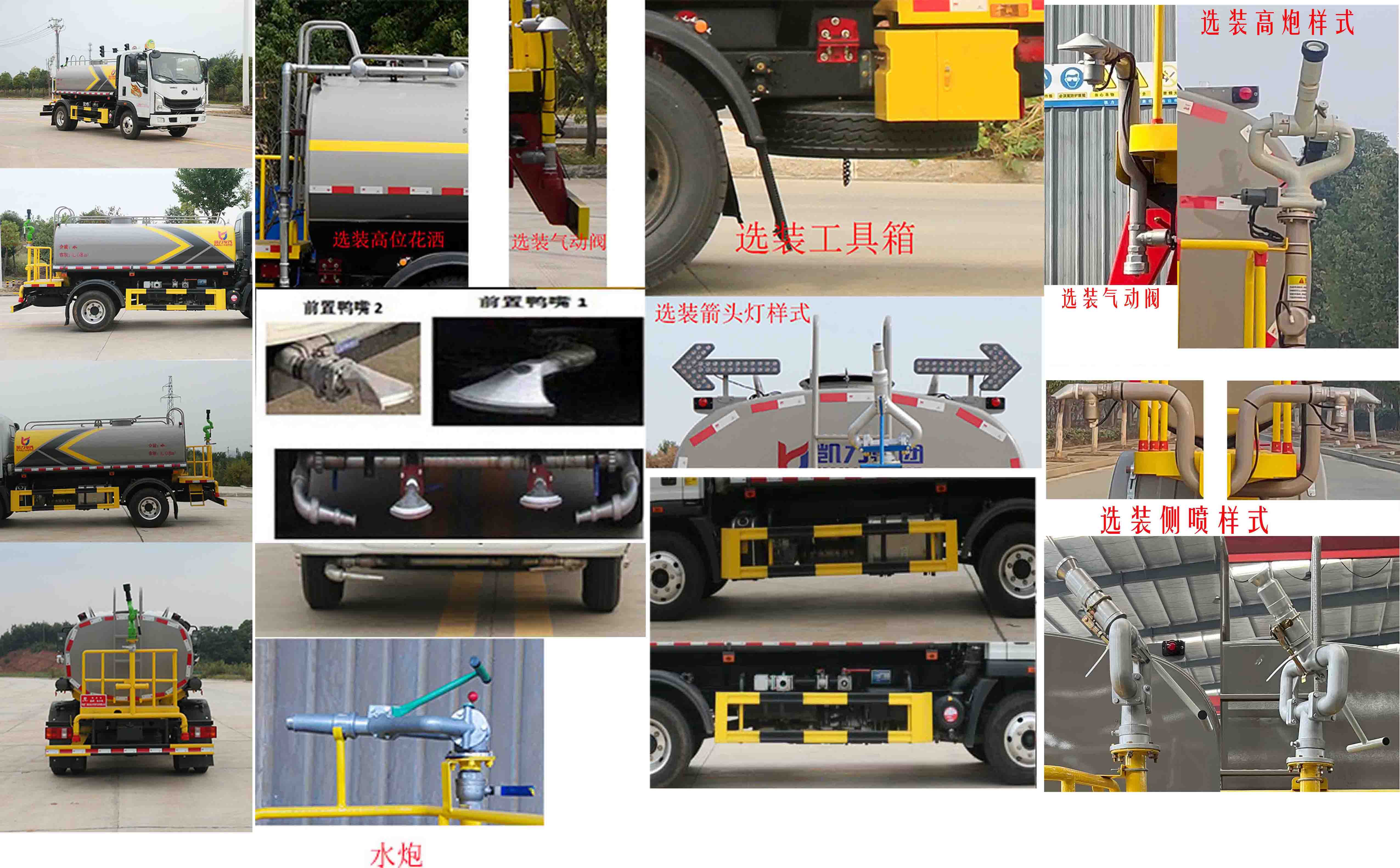 凱力風(fēng)牌KLF5070GSSZ6灑水車公告圖片