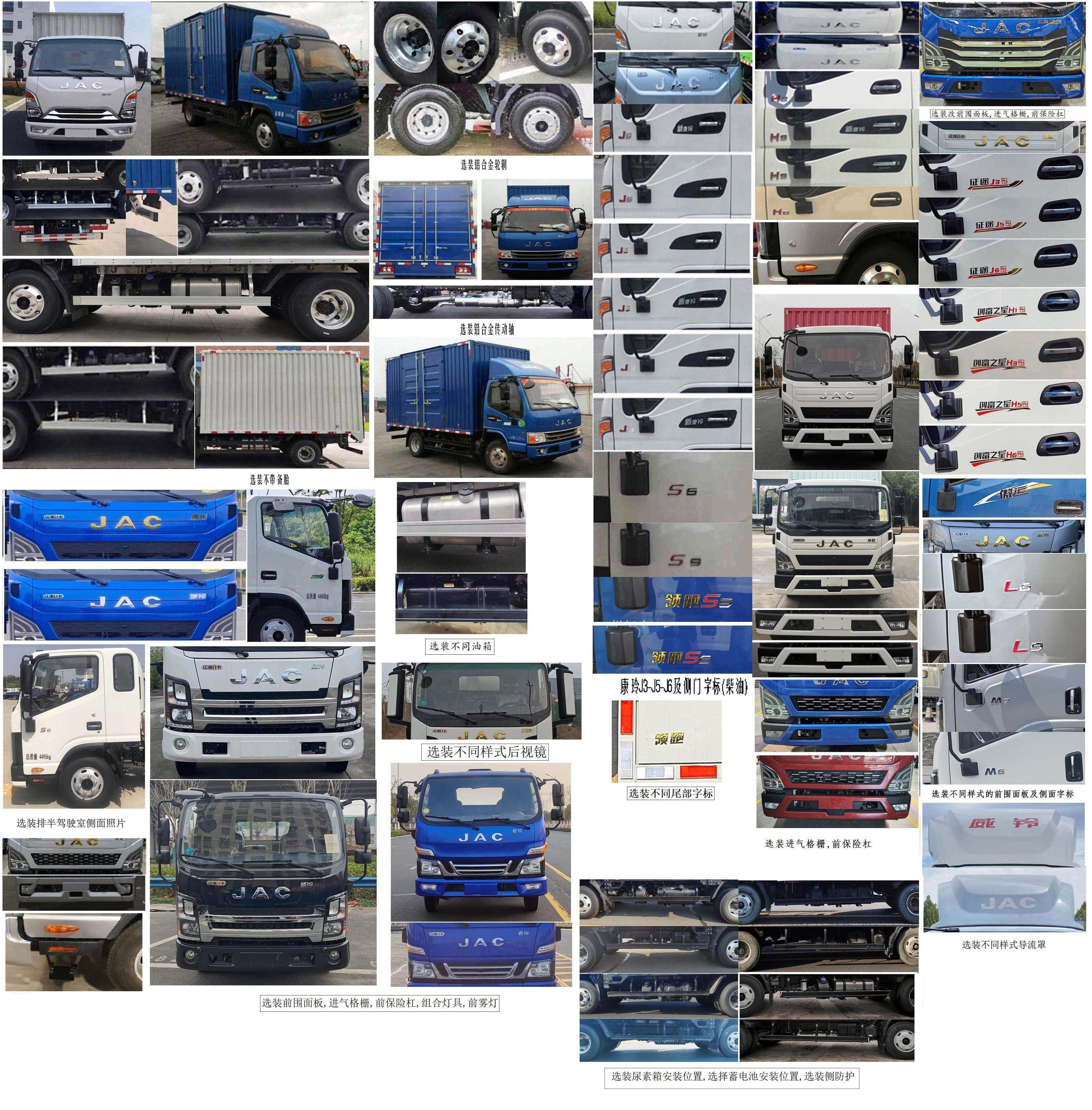 江淮牌HFC5043XXYP21K4C7S廂式運(yùn)輸車公告圖片