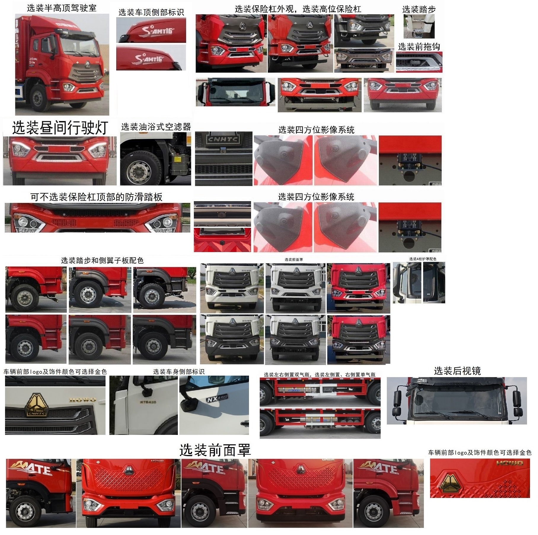 豪沃牌ZZ5317CCYV466JF1L倉柵式運輸車公告圖片