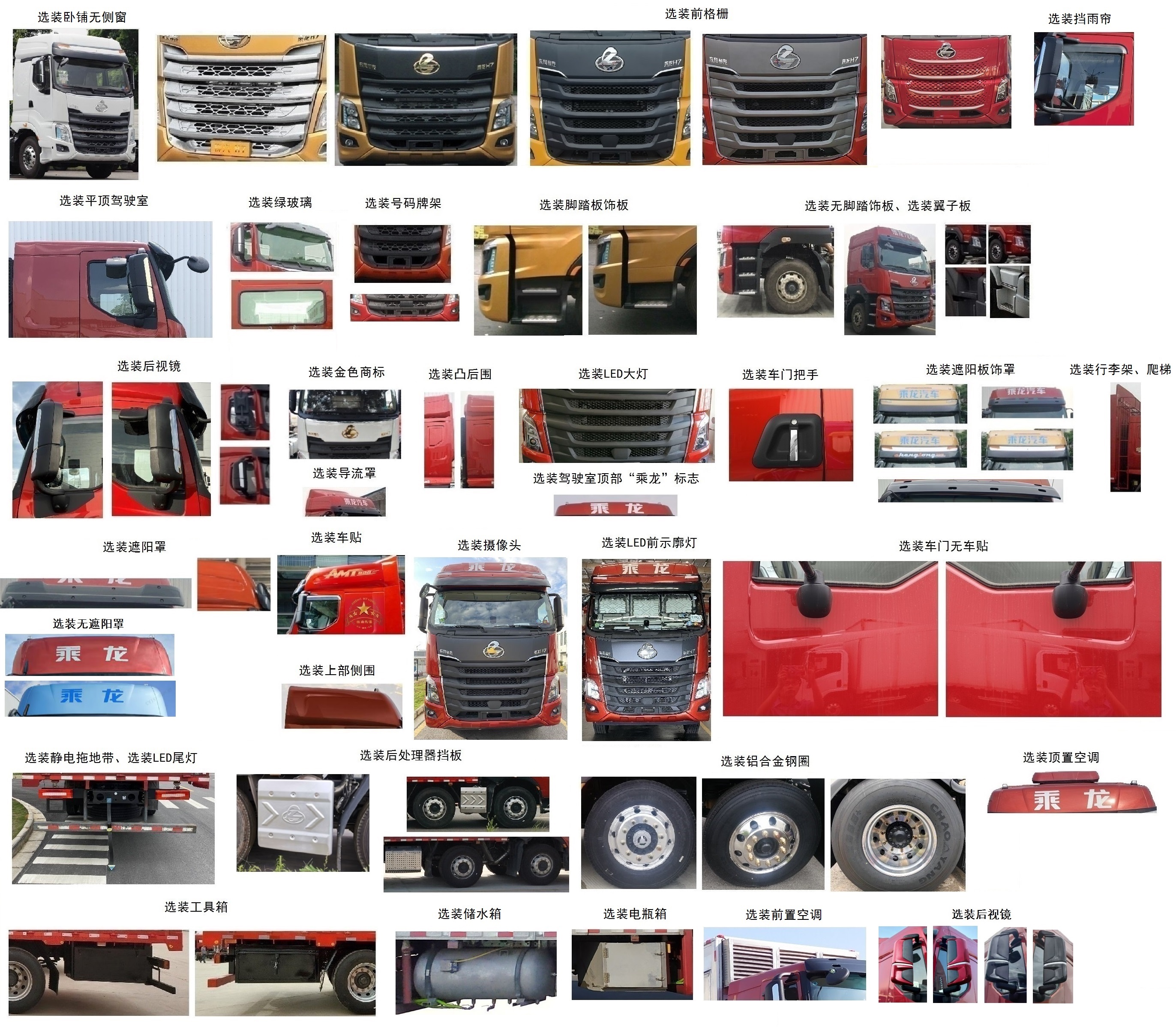 乘龍牌LZ5321CCQH7FC2畜禽運輸車公告圖片