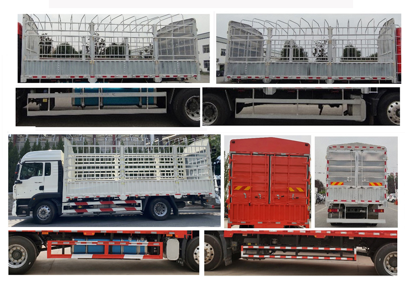 豪沃牌ZZ5167CCYH501GF1倉柵式運(yùn)輸車公告圖片