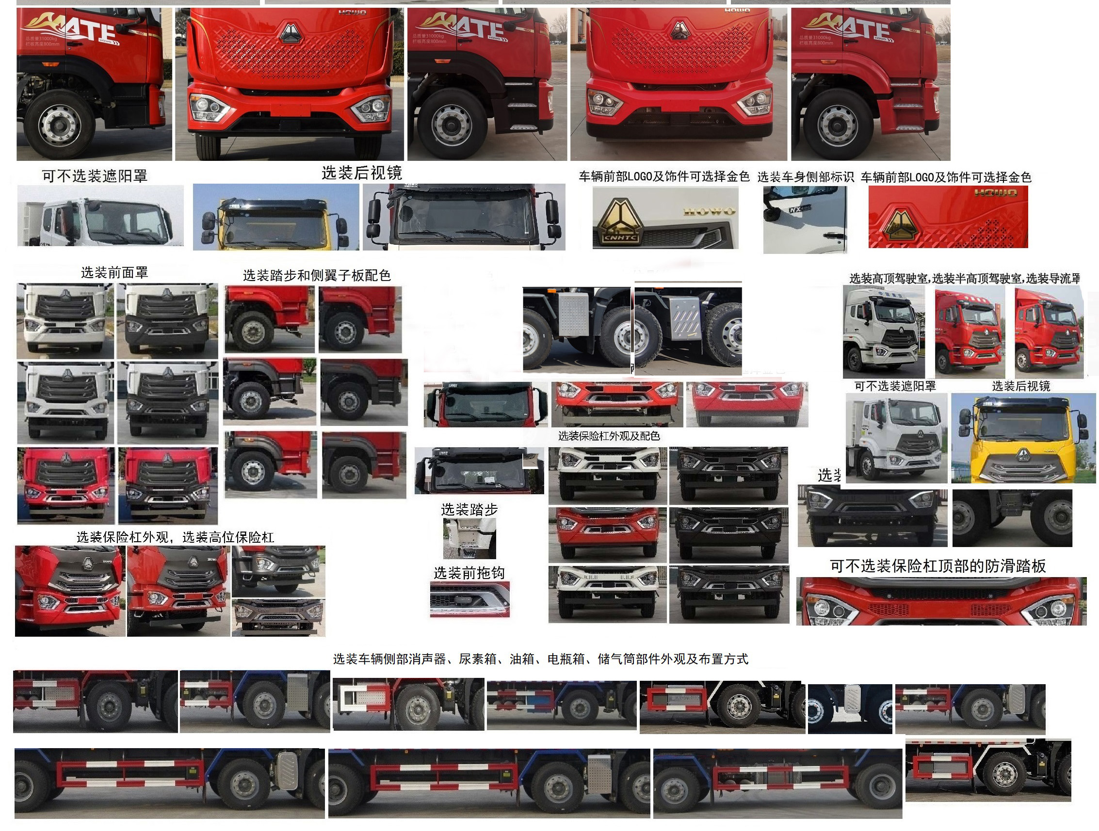 華威馳樂牌SGZ5313ZWXZZ6N污泥自卸車公告圖片