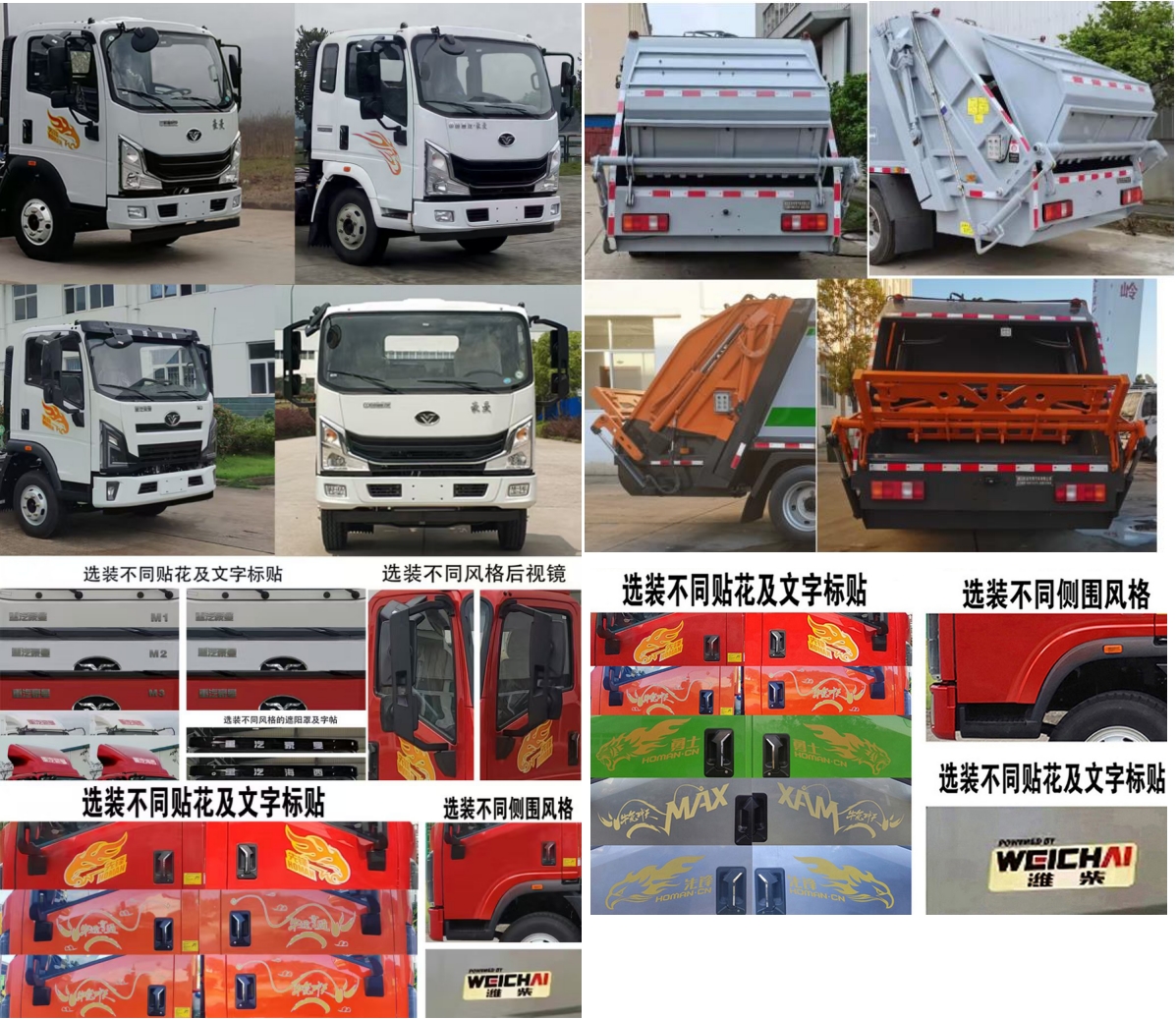 旺龍威牌WLW5073ZYSZZ壓縮式垃圾車公告圖片