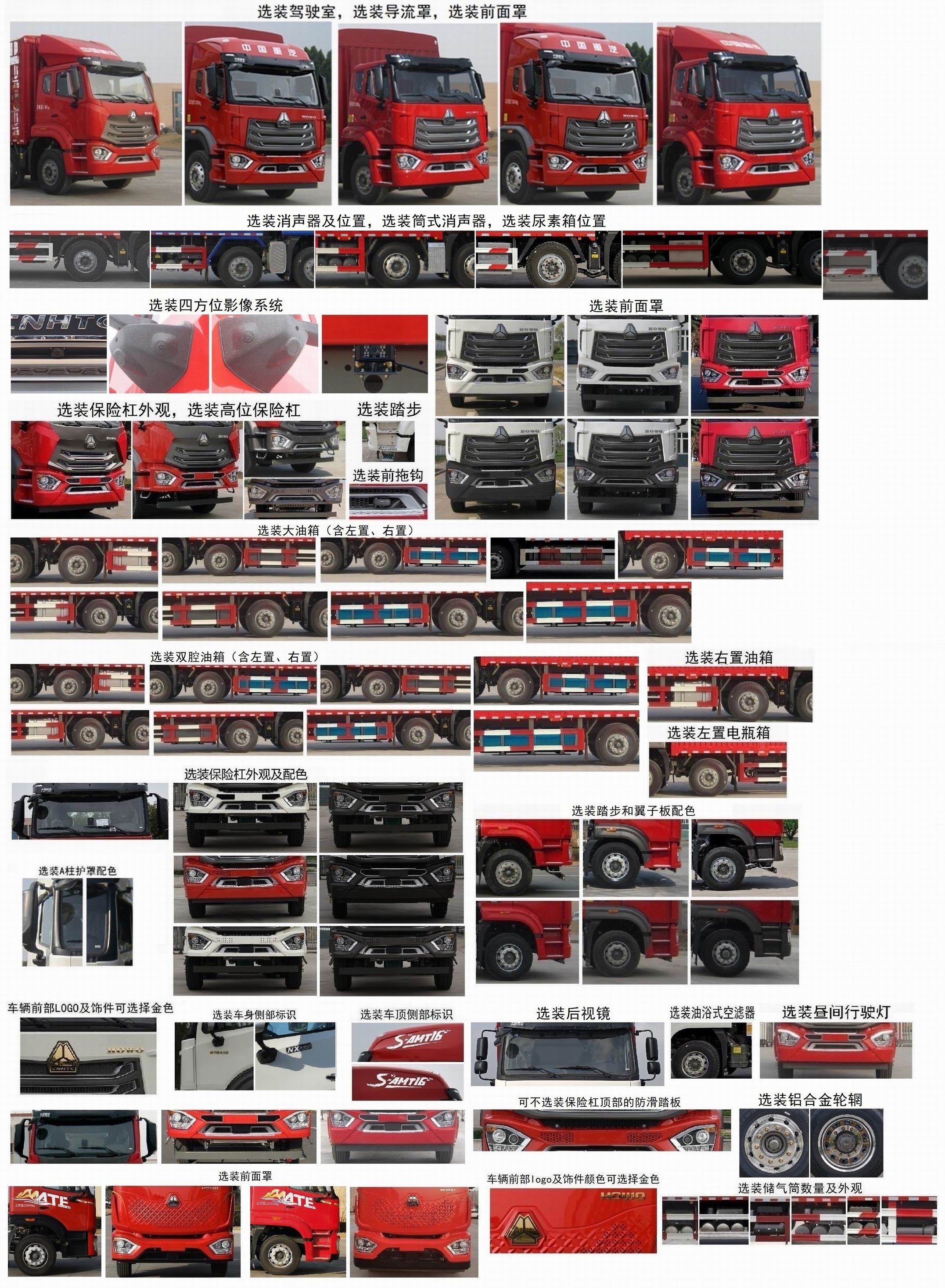 豪沃牌ZZ5257CCQN43CJF1畜禽運輸車公告圖片