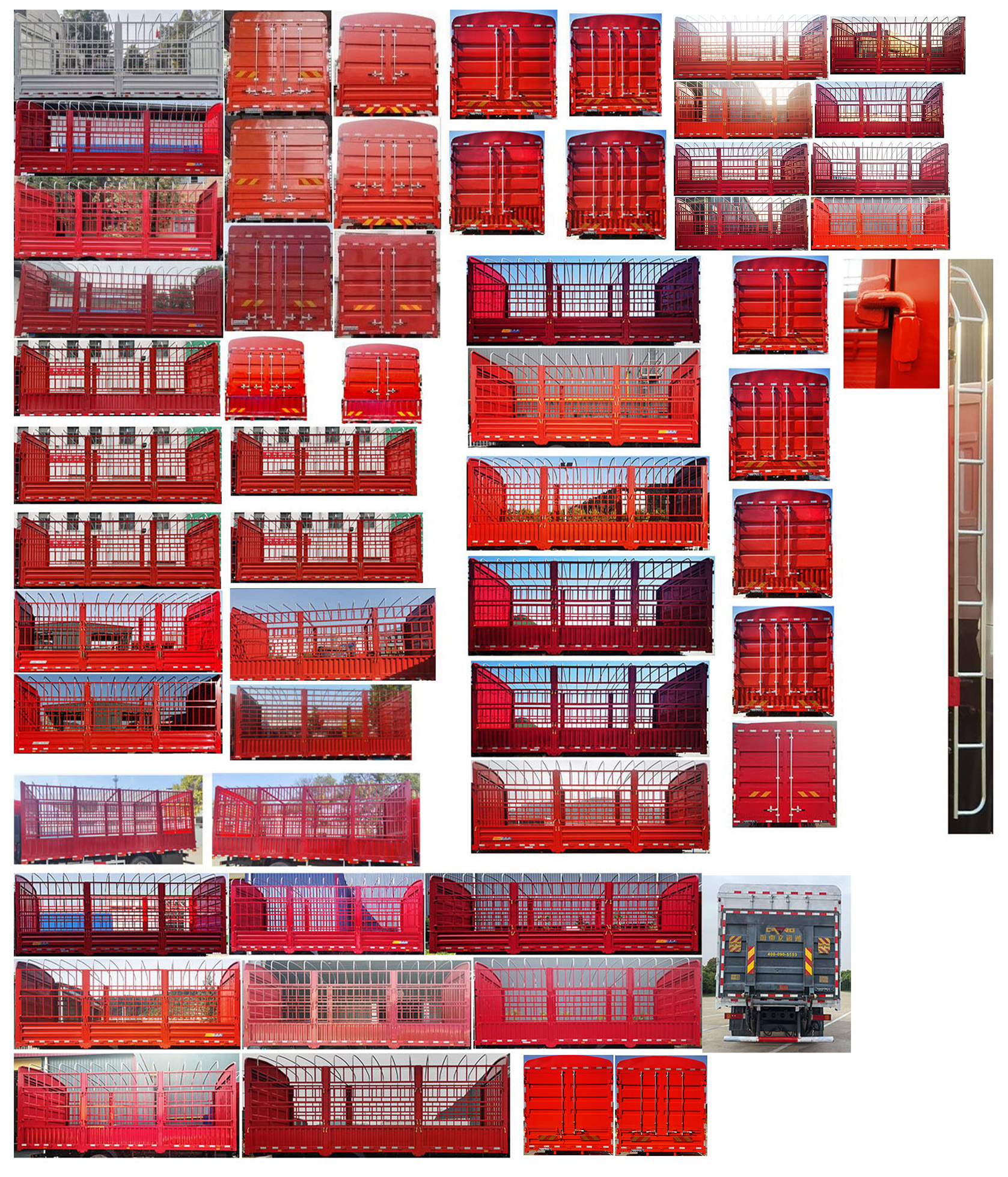 東風牌DFH5180CCYEX15倉柵式運輸車公告圖片