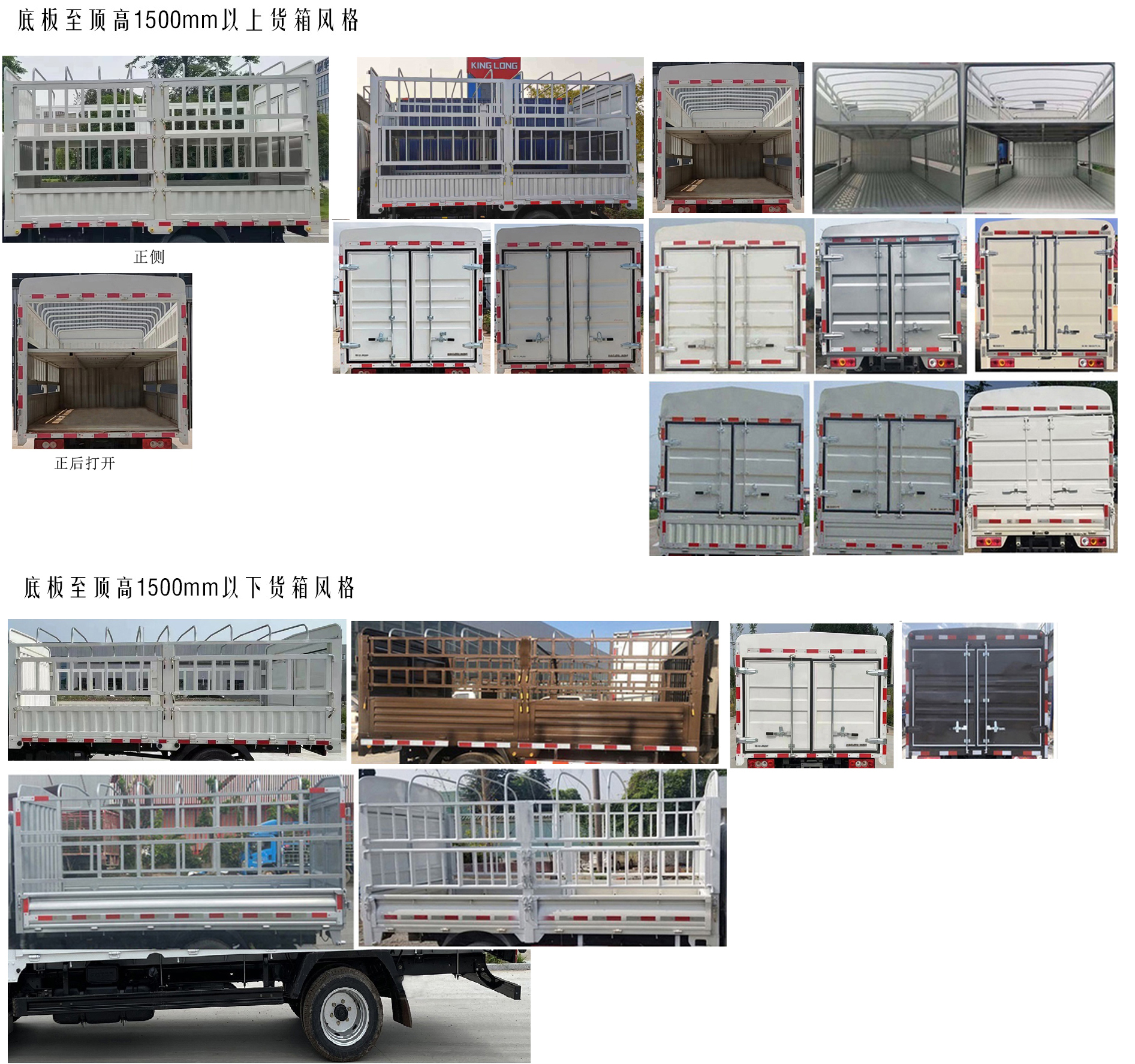 福田牌BJ5044CCY9JA5-AA1倉柵式運(yùn)輸車公告圖片