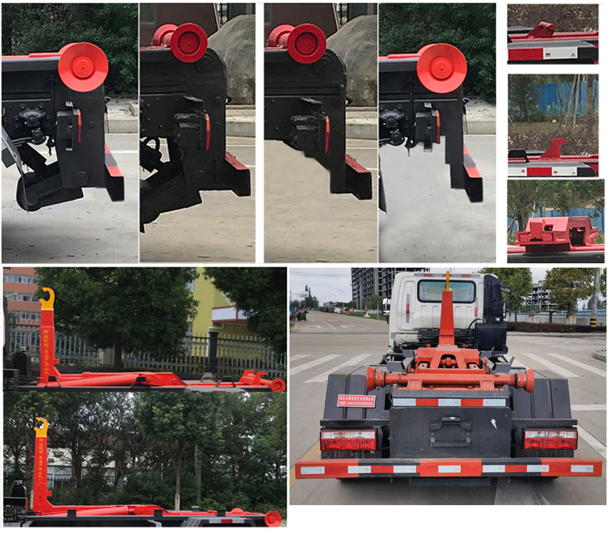 力海通牌HLH5070ZXXFD6車廂可卸式垃圾車公告圖片