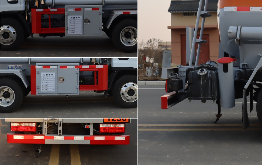 中汽力威牌HLW5040GRYEQ6易燃液體罐式運輸車公告圖片