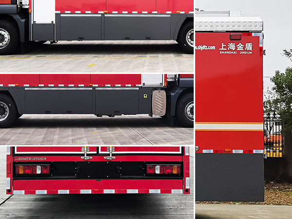 金盛盾牌JDX5340TXFDF30/SD6水帶敷設(shè)消防車(chē)公告圖片