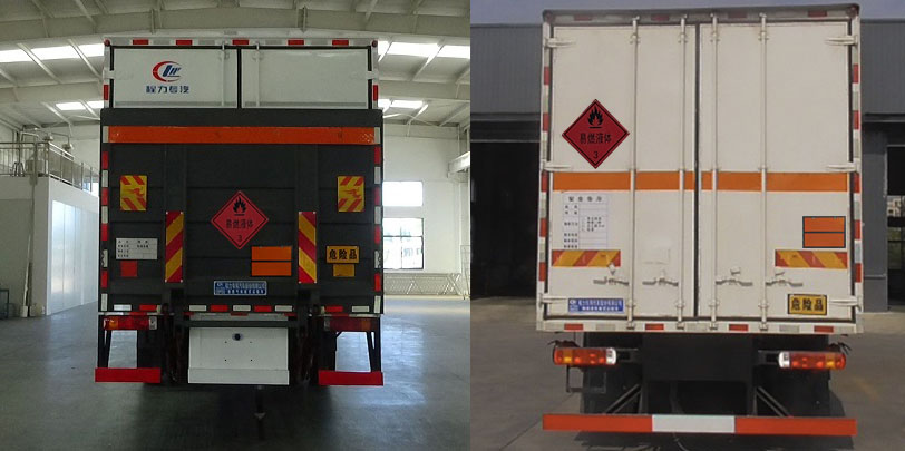 程力威牌CLW5181XRYC6易燃液體廂式運(yùn)輸車公告圖片