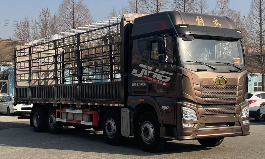 解放牌CA5310CCYP25K2L7T10E6A80倉柵式運輸車