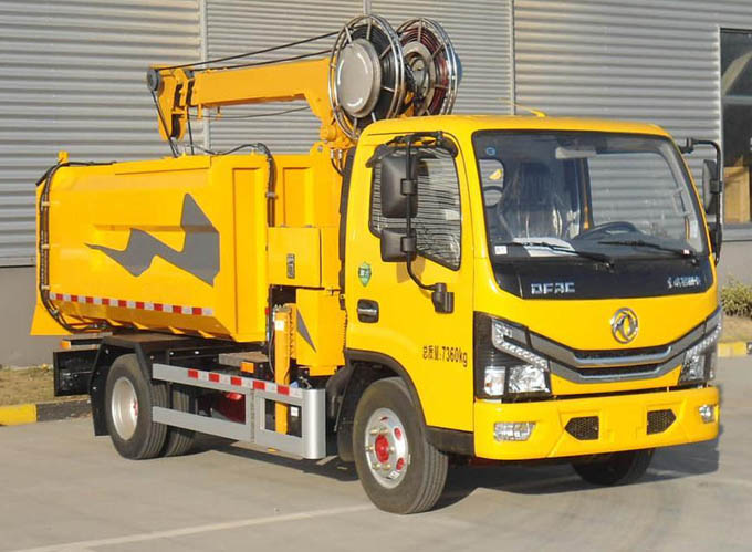 句龍牌HAJ5071TWGE挖掏式管道疏通車