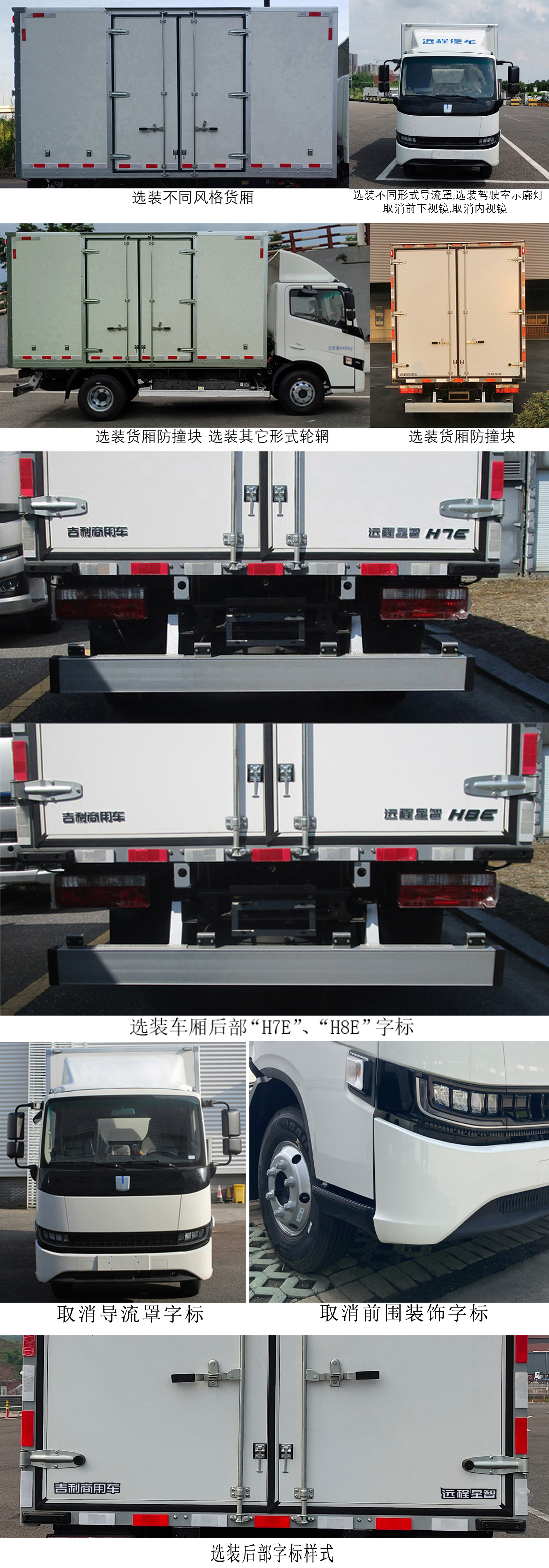 遠程牌JGL5047XXYBEVGM8純電動廂式運輸車公告圖片