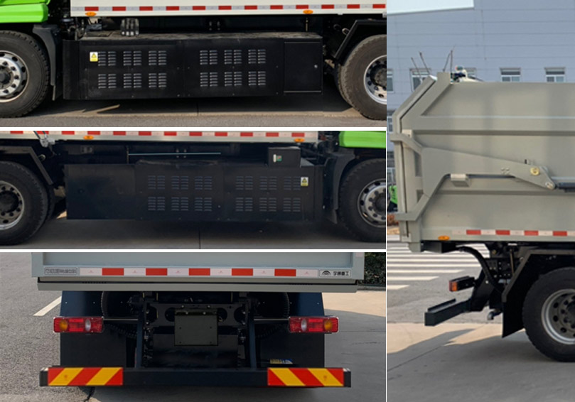 宇通牌YTZ5180ZXLD0BEV純電動廂式垃圾車公告圖片