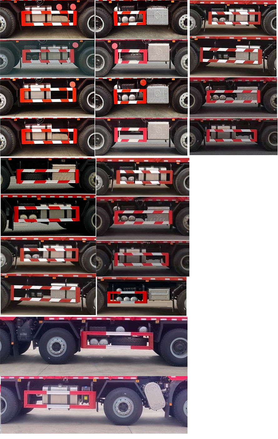 榮駿達(dá)牌HHX5312TSGSX6壓裂砂罐車公告圖片