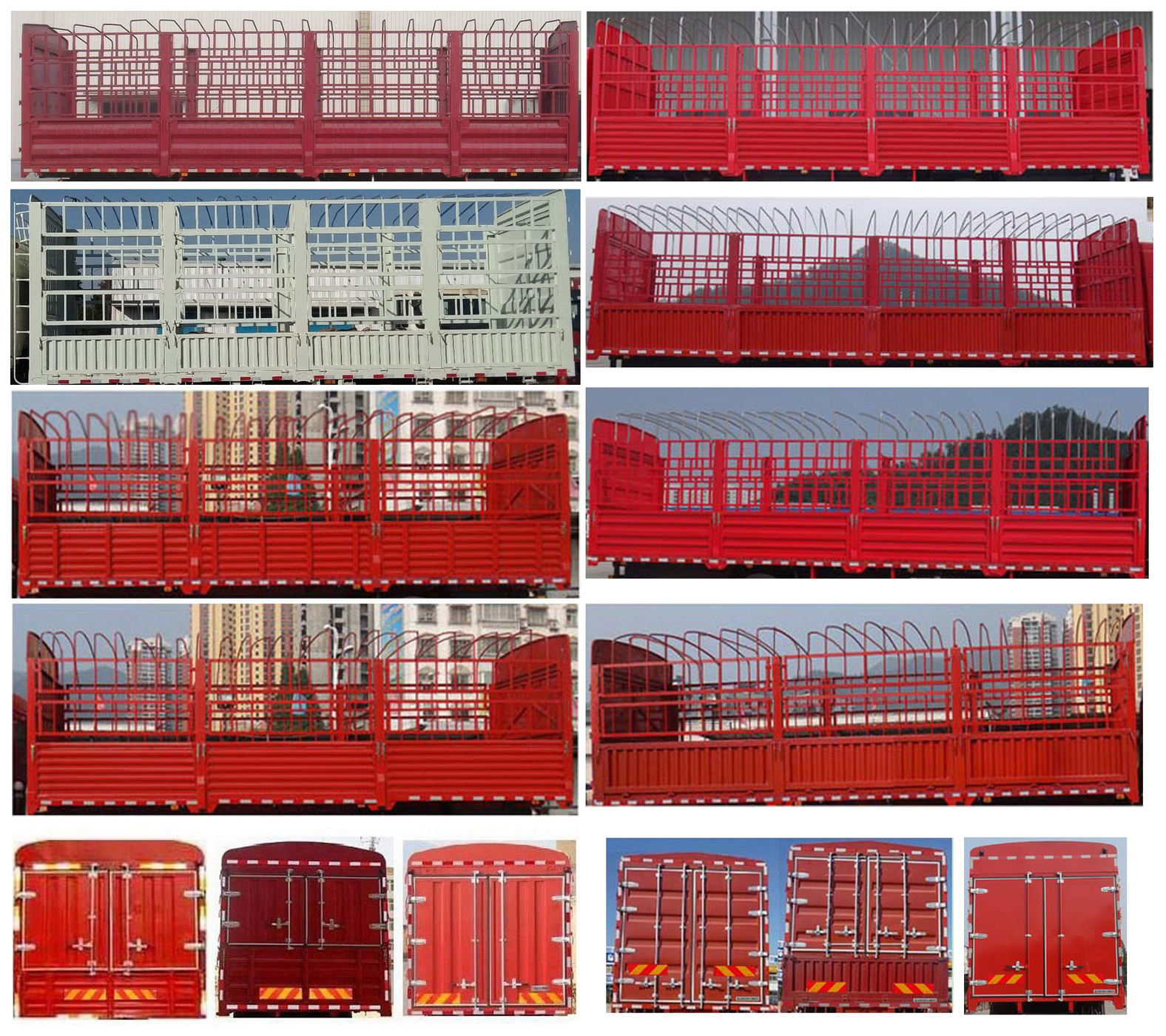 汕德卡牌ZZ5266CCYN56CGF1KB倉柵式運輸車公告圖片