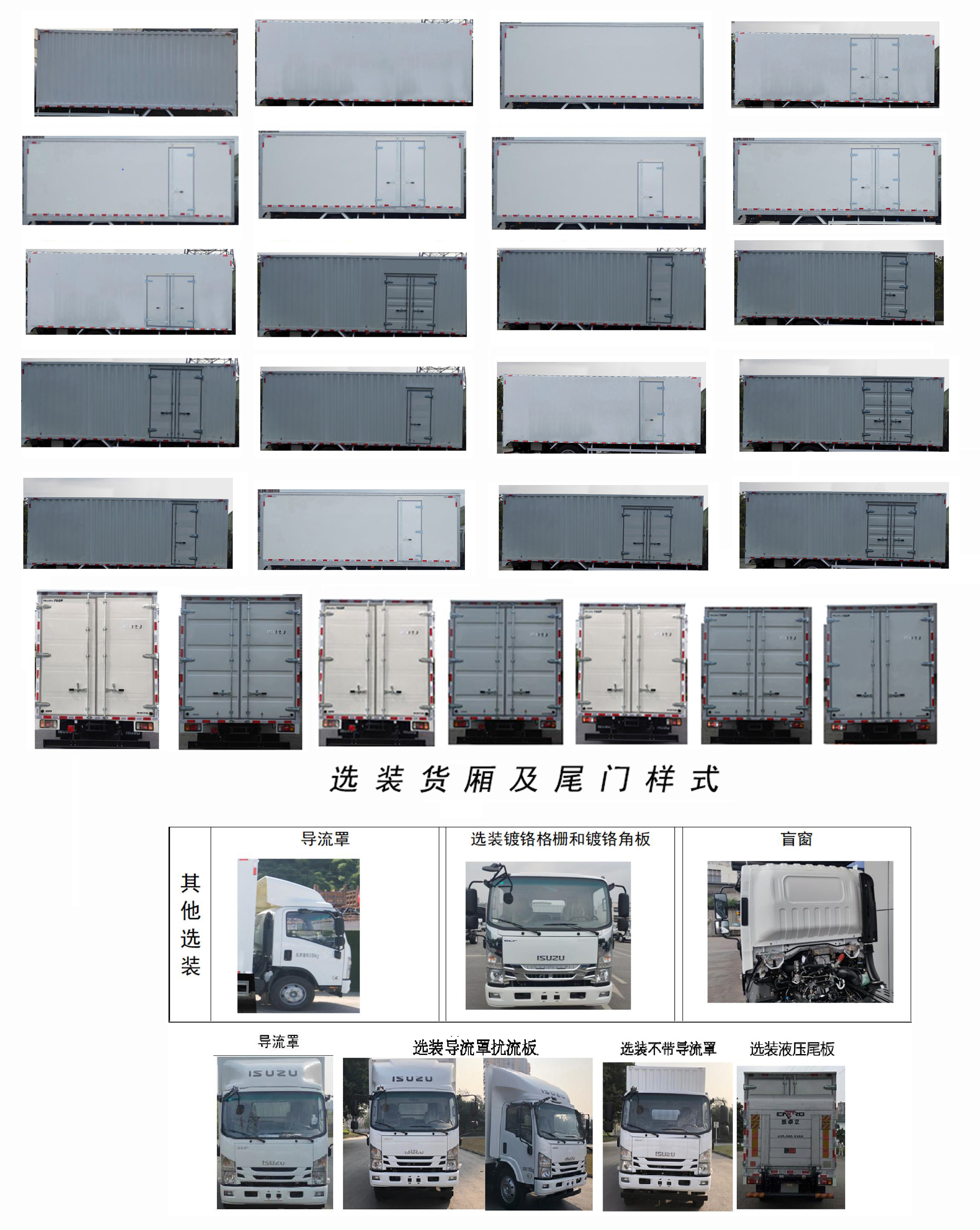 五十鈴牌QL5120XXYANPA廂式運(yùn)輸車公告圖片