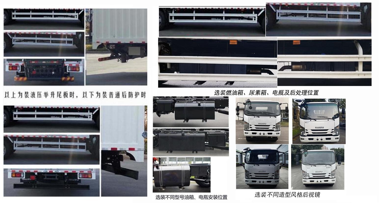 五十鈴牌QL5120XXYANPA廂式運(yùn)輸車公告圖片