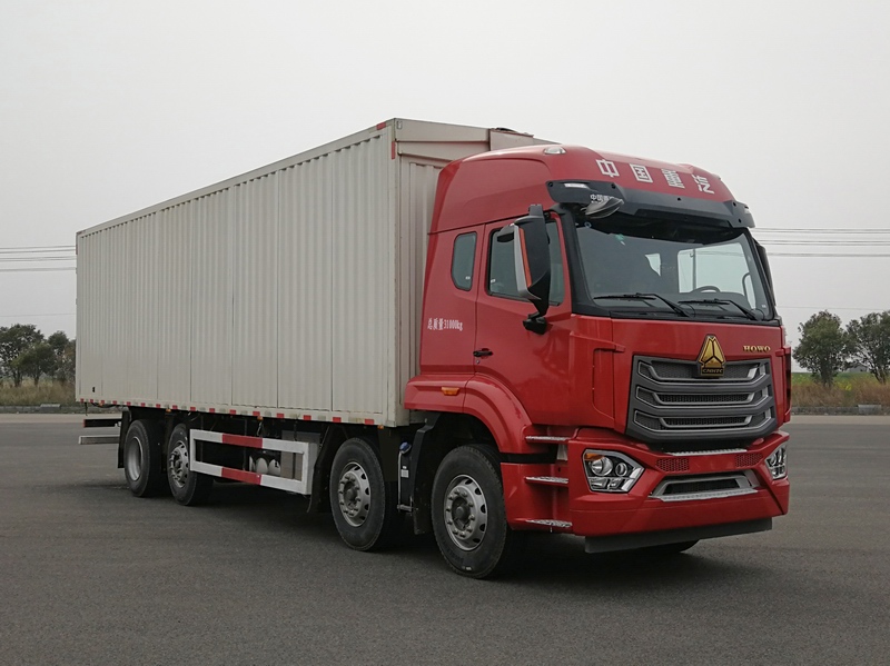 豪沃牌ZZ5317XYKN46MJF1翼開(kāi)啟廂式車公告圖片