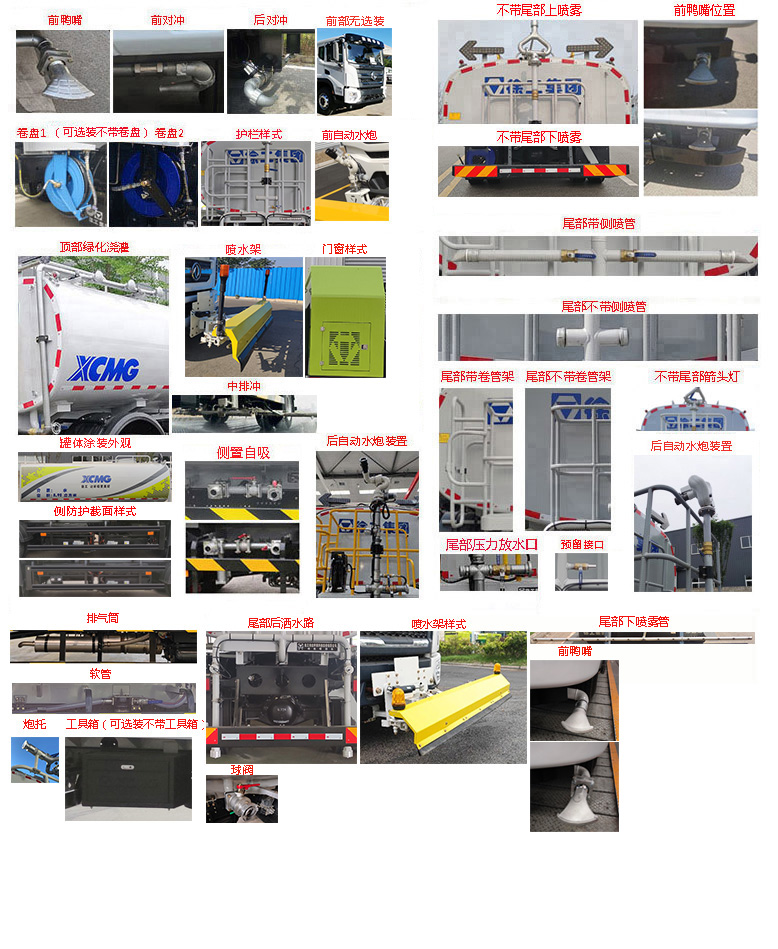 徐工牌DXA5182GQXDBEV純電動清洗車公告圖片