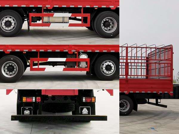 豪曼牌ZZ5258CCYKC0FB1倉柵式運(yùn)輸車公告圖片