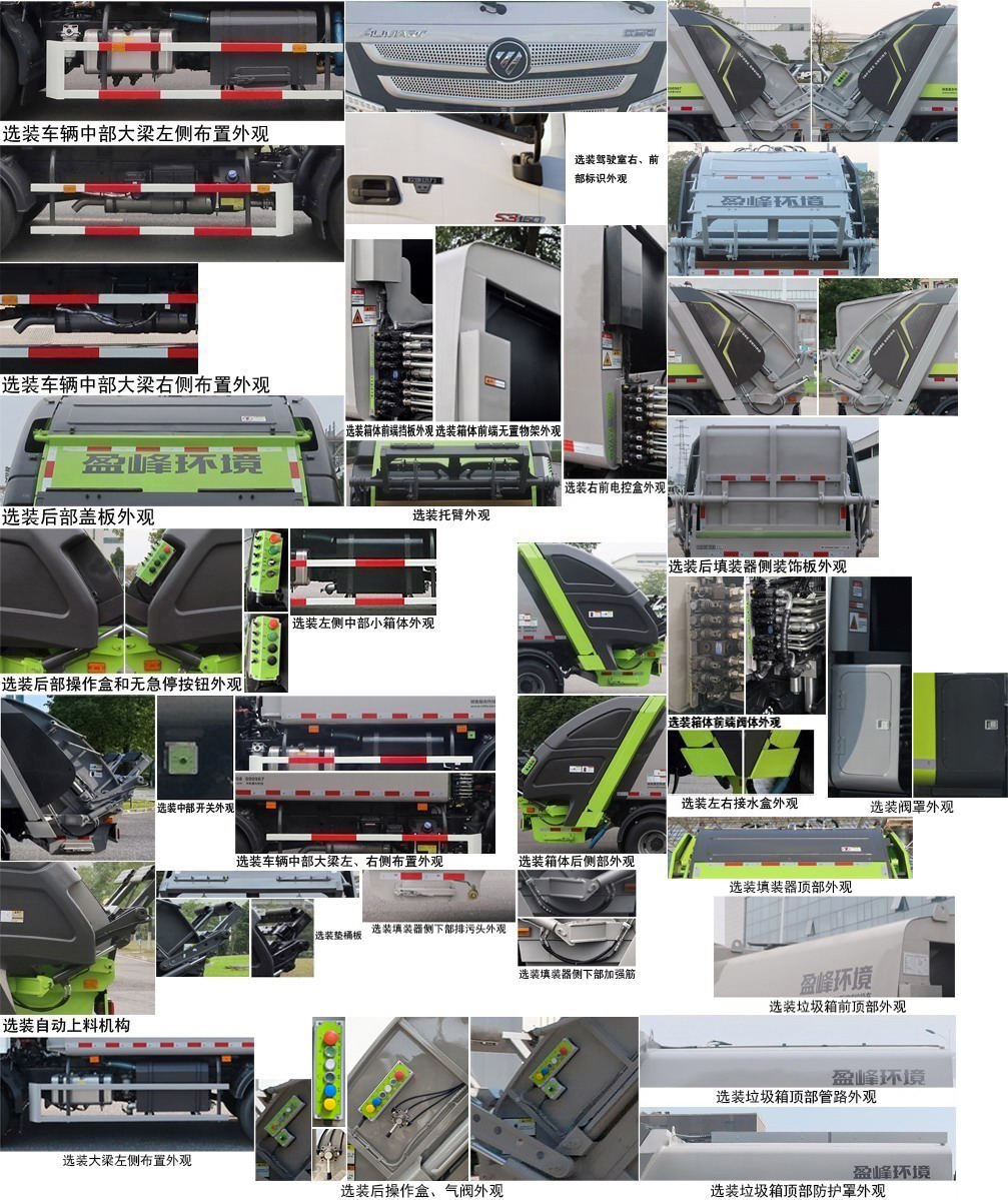 中聯(lián)牌ZBH5081ZYSBJBE6壓縮式垃圾車公告圖片