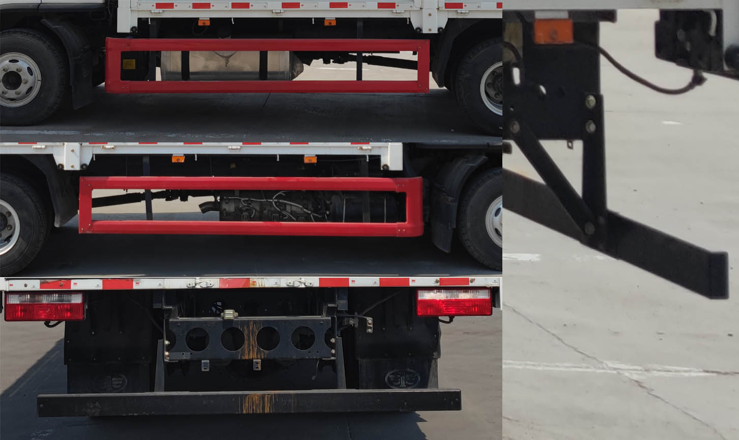 解放牌CA5112CCYP40K46L4E6A84倉柵式運(yùn)輸車公告圖片