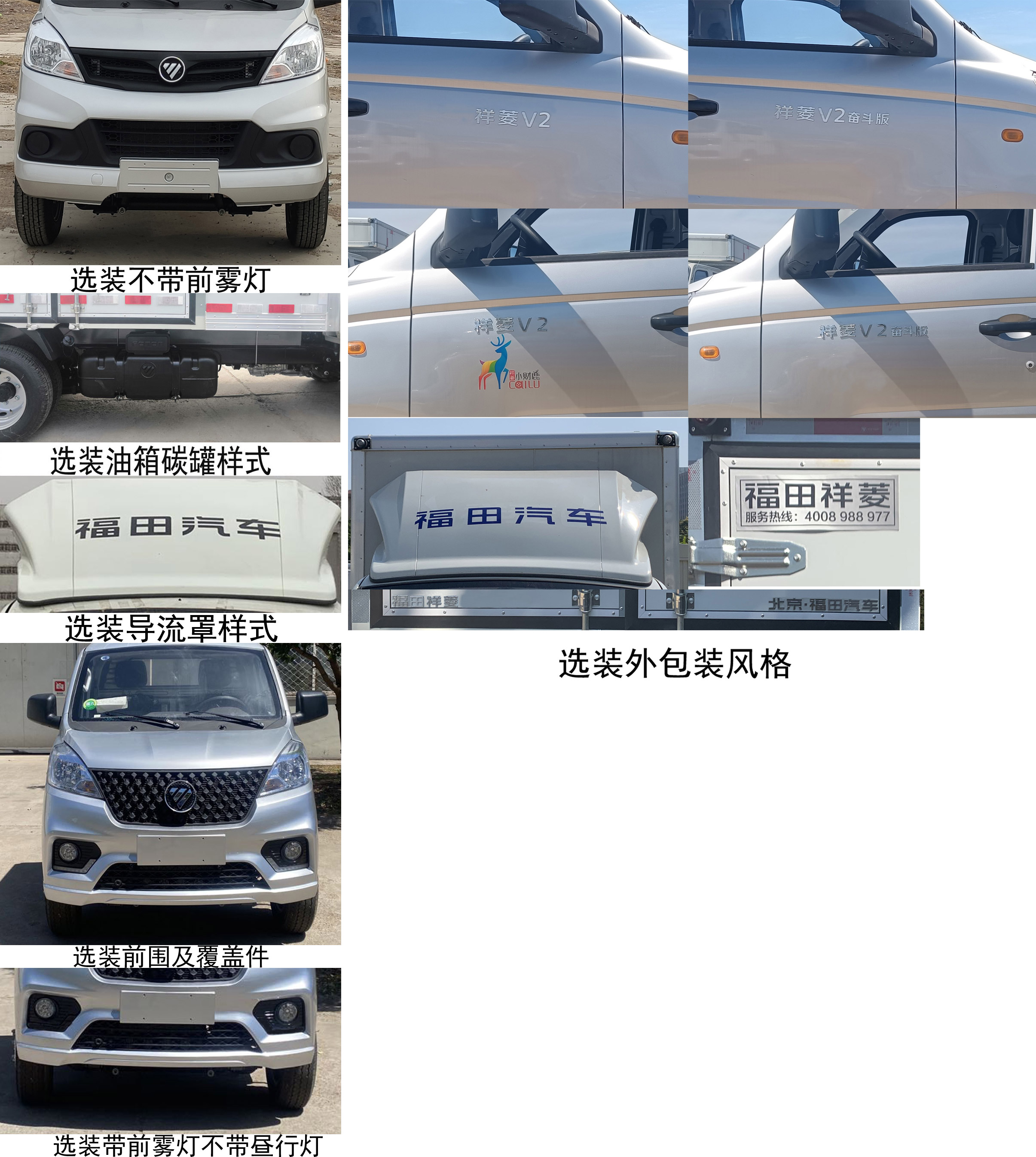 福田牌BJ5030XXY5JV7-55廂式運(yùn)輸車公告圖片