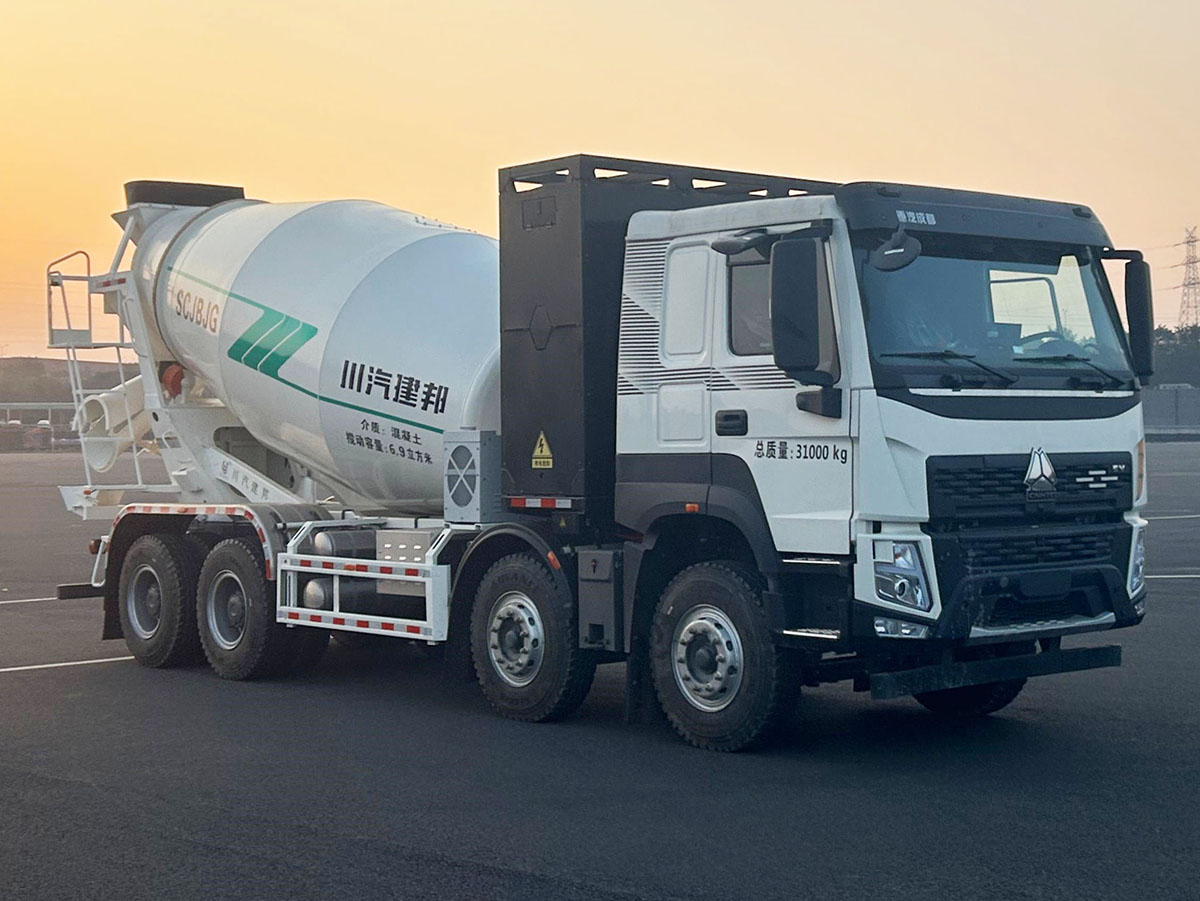 川汽建邦牌JBJ5312GJBZBEV換電式純電動混凝土攪拌運輸車公告圖片