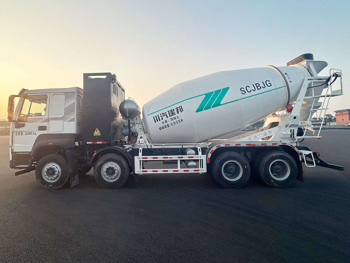 川汽建邦牌JBJ5312GJBZBEV換電式純電動混凝土攪拌運輸車公告圖片