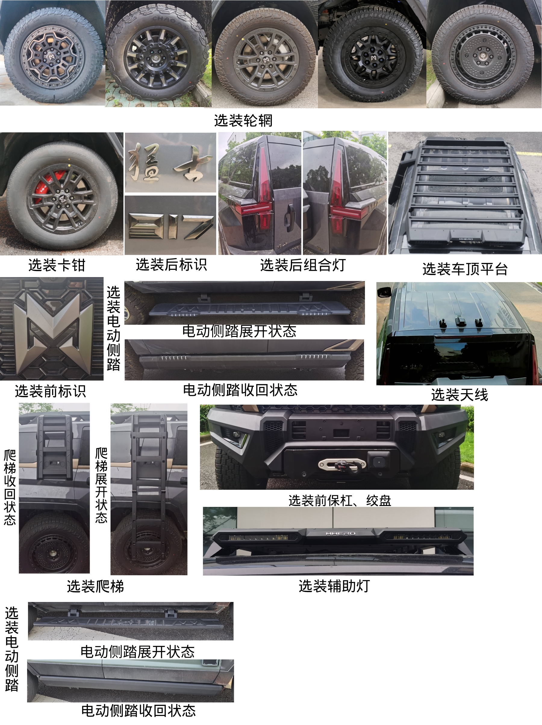 猛士牌EQ2041RMV6SHEV插电式增程混合动力越野乘用车公告图片