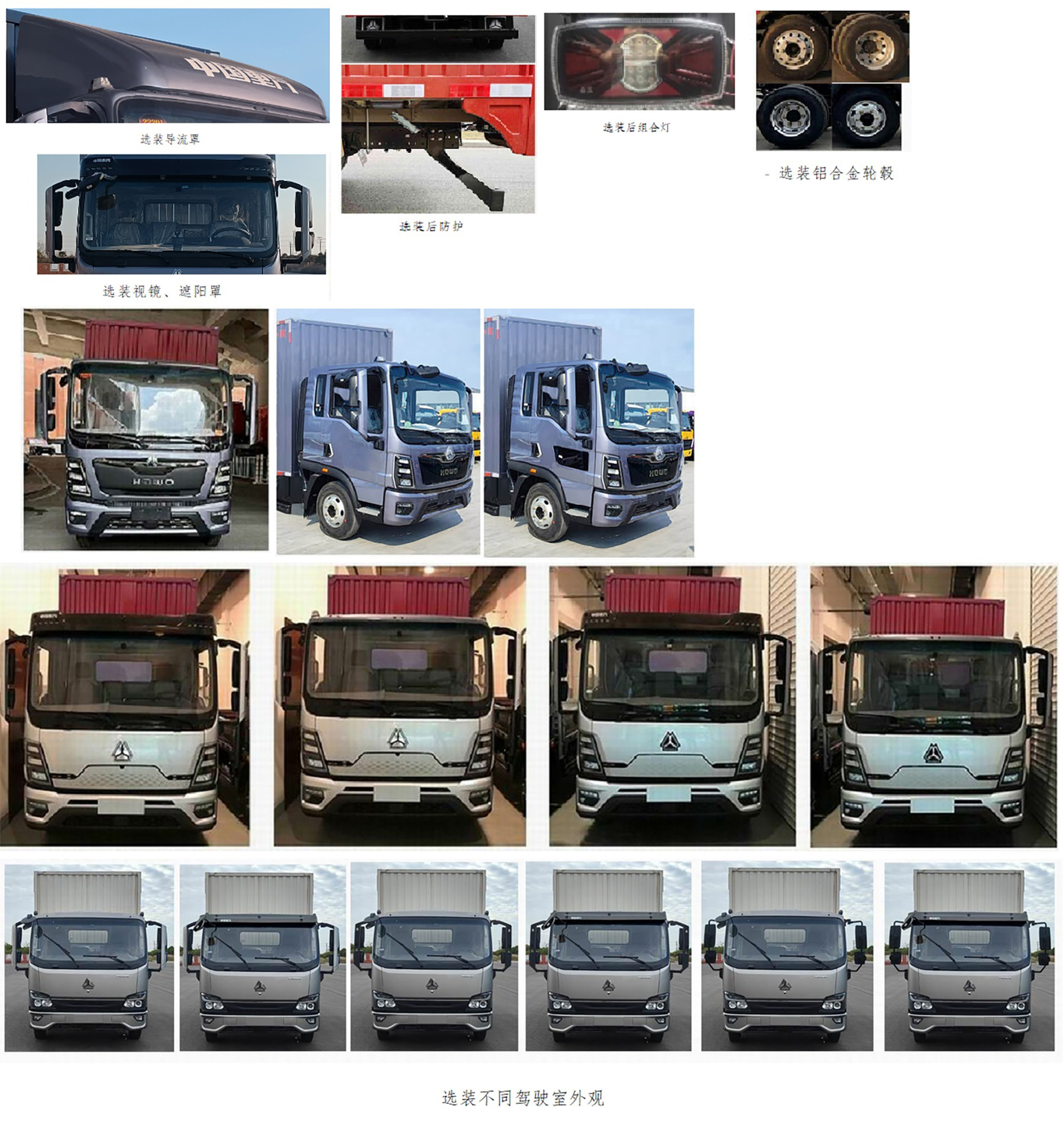 豪沃牌ZZ5047XXYF3319F145廂式運(yùn)輸車公告圖片