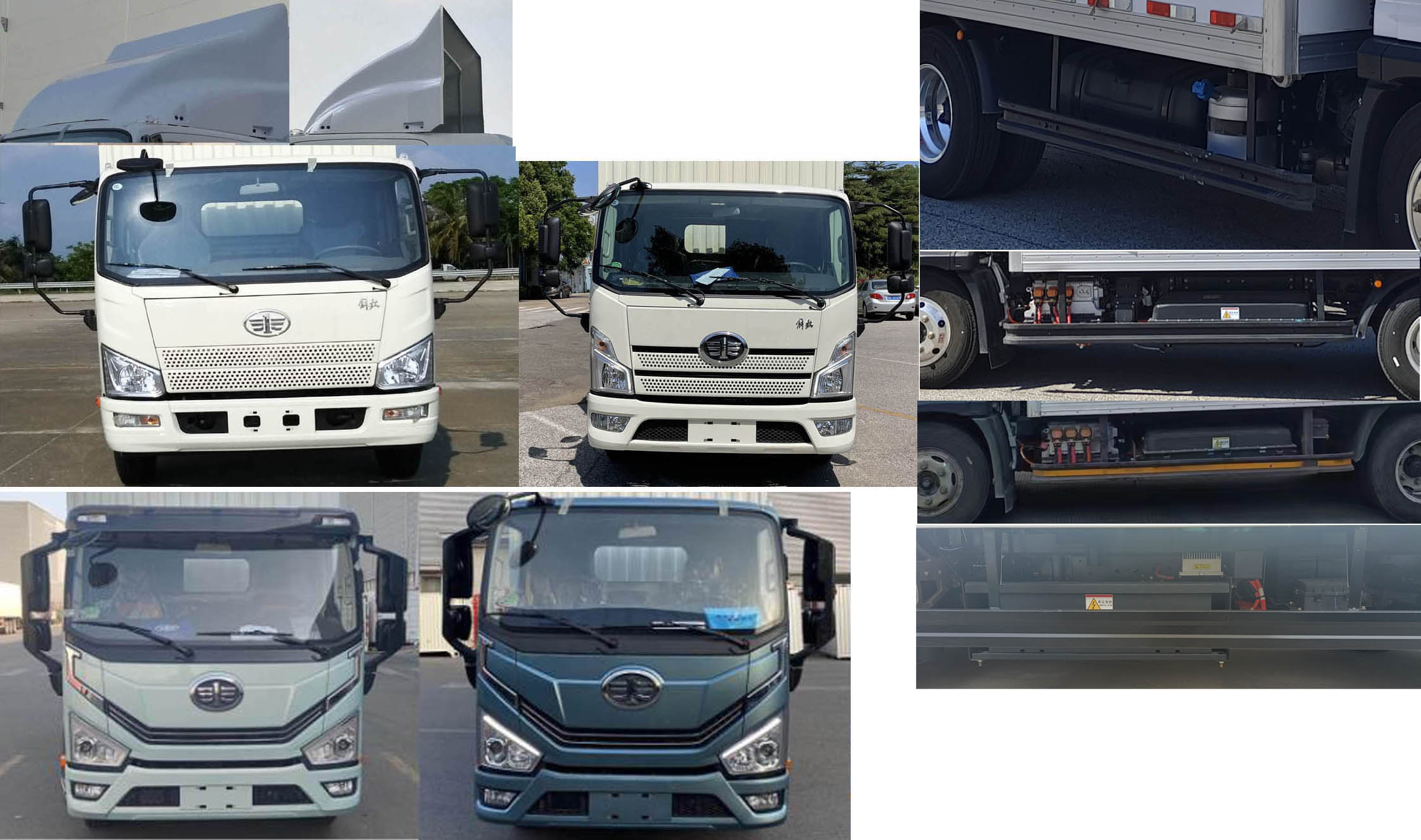 解放牌CA5040CCYP40K51L2E6PHEVA84插電式混合動力倉柵式運輸車公告圖片