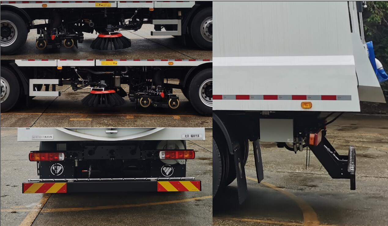 福田牌BJ5185TXSEV-H1純電動(dòng)洗掃車(chē)公告圖片