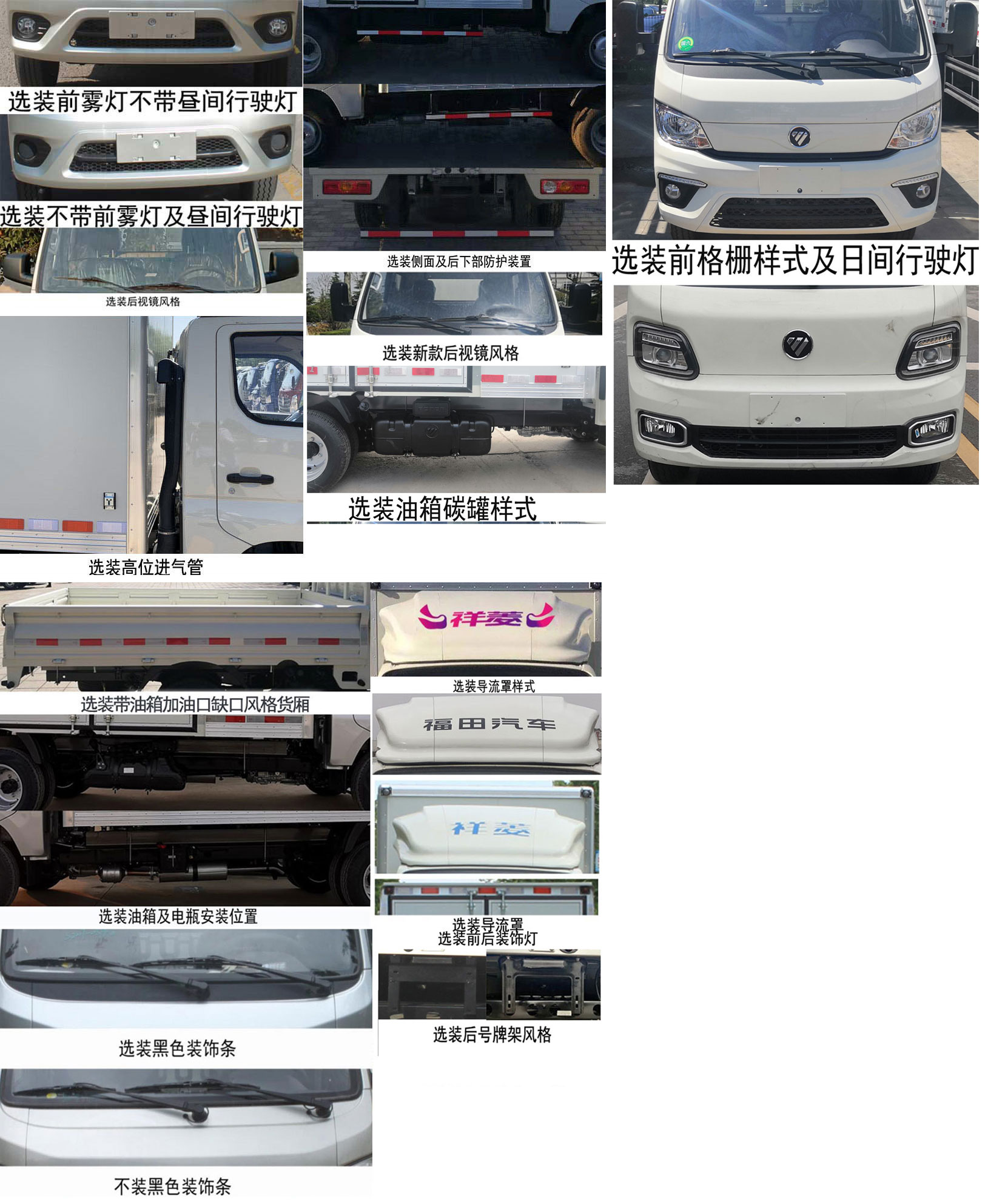 福田牌BJ5032XXY3JV5-13廂式運輸車公告圖片