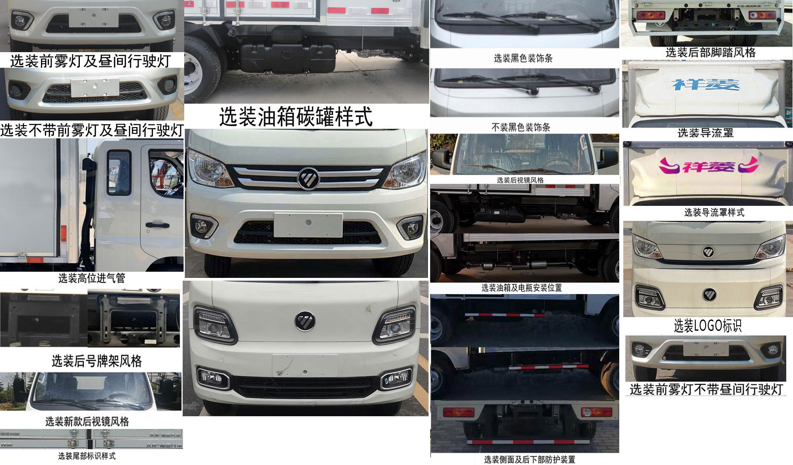 福田牌BJ5032XXY3PV5-13廂式運輸車公告圖片