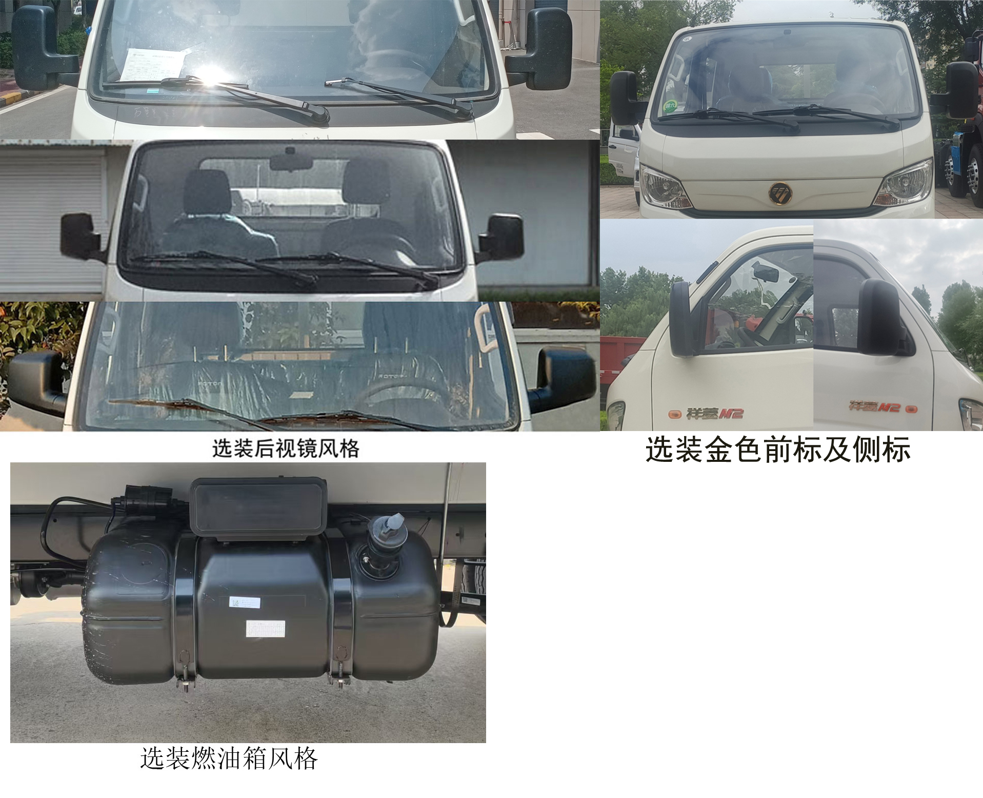 福田牌BJ5032CCY3AV6-15倉柵式運(yùn)輸車公告圖片