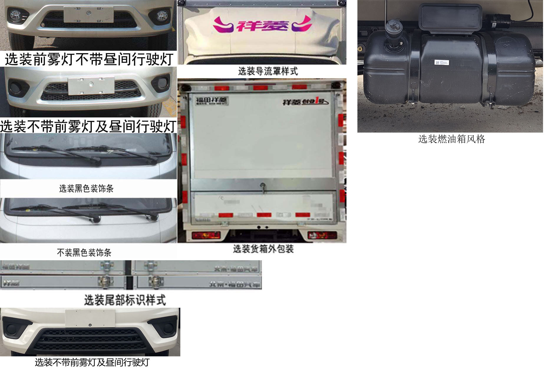 福田牌BJ5032XYK4AV5-11翼開啟廂式車公告圖片