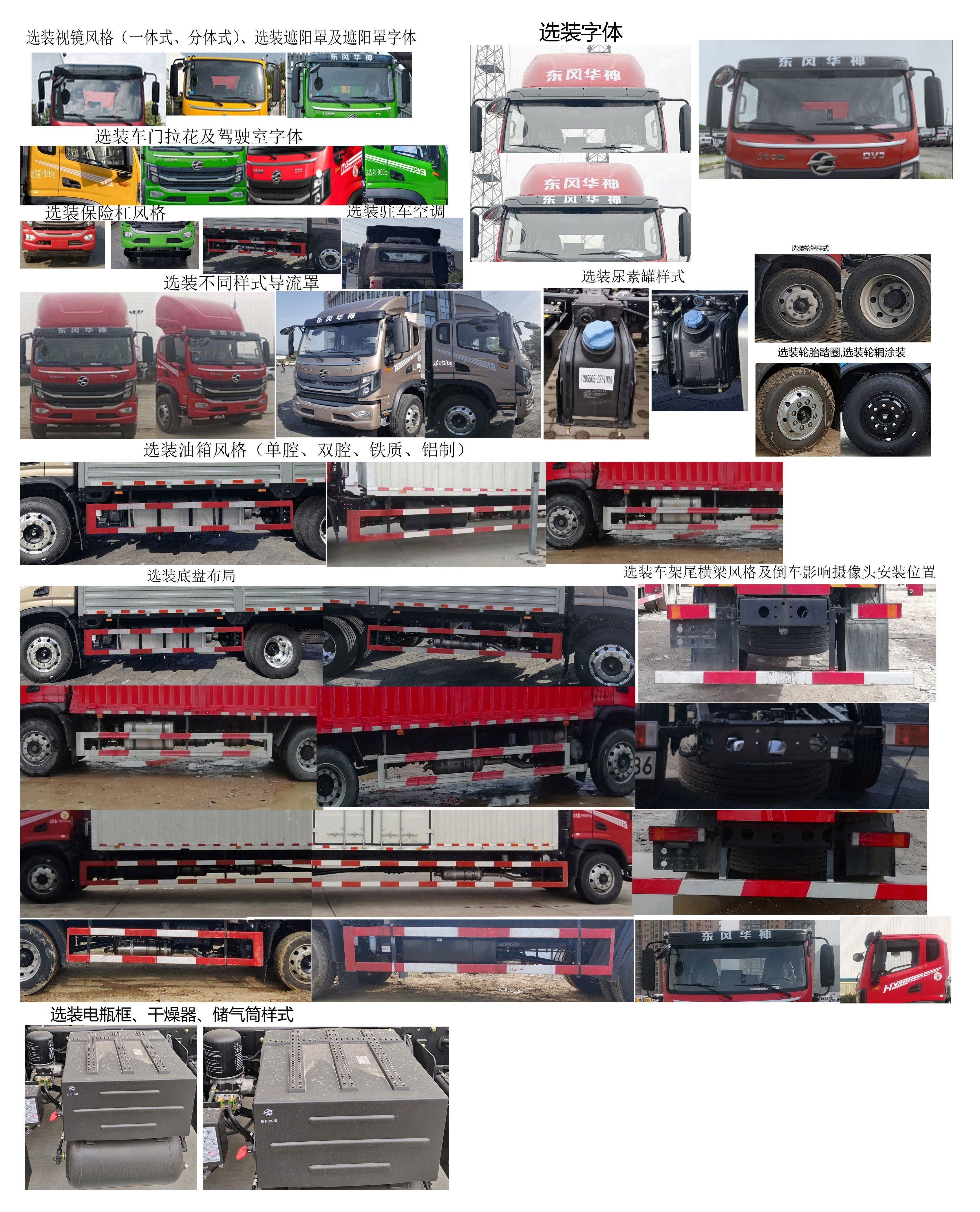 華神牌DFD5183CCYL6D11倉(cāng)柵式運(yùn)輸車公告圖片