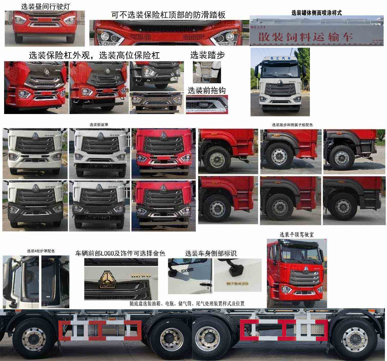 東匯牌HDN5313ZSL散裝飼料運(yùn)輸車(chē)公告圖片