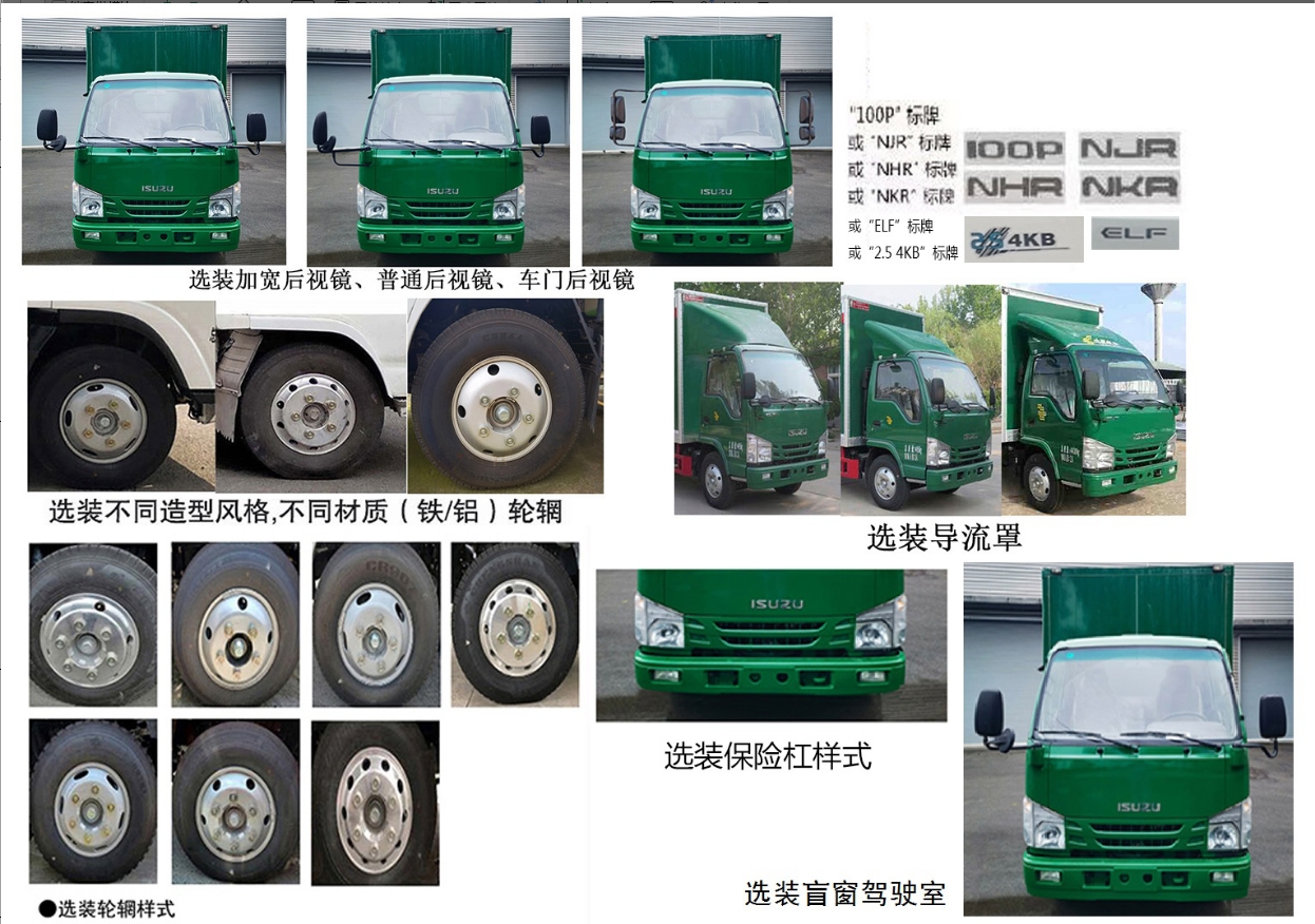 五十鈴牌QL5040XYZMVHA郵政車公告圖片